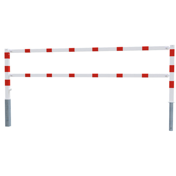 Wegesperren mit Dreikantverschluss schwenkbar mit Ober- und Knieholm