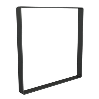 Anlehnbügel aus Flachstahl 70 x 10 mm mit Kantung nach innen