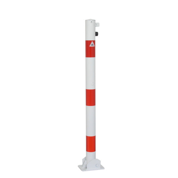 Absperrpfosten Stahlrohr Ø 60 x 2,5 mm umlegbar für Vorhangschloss
