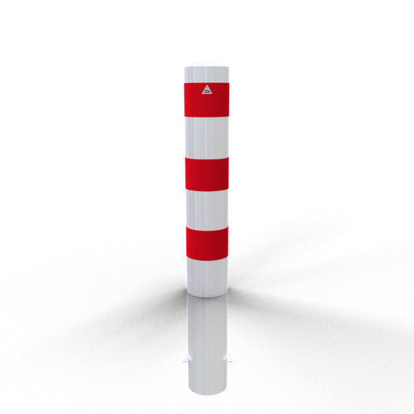 Absperrpoller Stahlrohr Ø 152 x 3,2 mm ortsfest zum Einbetonieren
