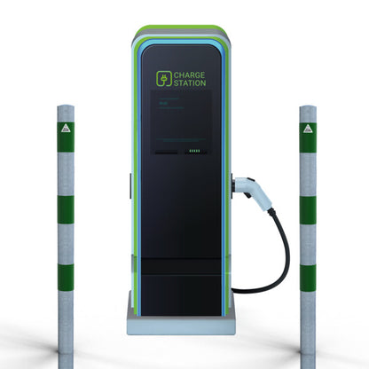 Absperrpfosten als E-Ladesäulenschutz