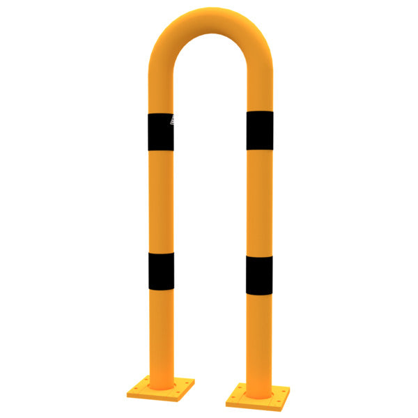 Rammschutzbügel Stahlrohr Ø 76 x 2,6 mm abnehmbar