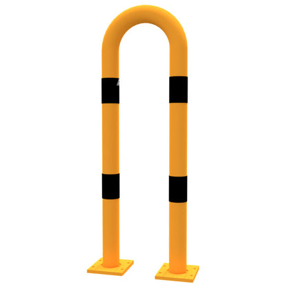 Rammschutzbügel Stahlrohr Ø 76 x 2,6 mm abnehmbar