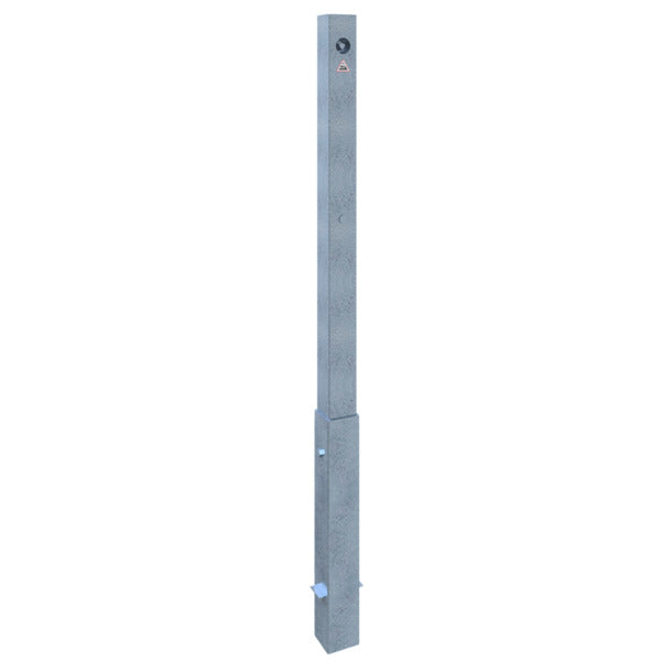 Absperrpfosten 70 x 70 mm herausnehmbar mit Dreikantverschluss