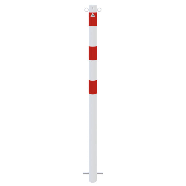Absperrpfosten Stahlrohr Ø 60 x 2,5 mm ortsfest zum Einbetonieren