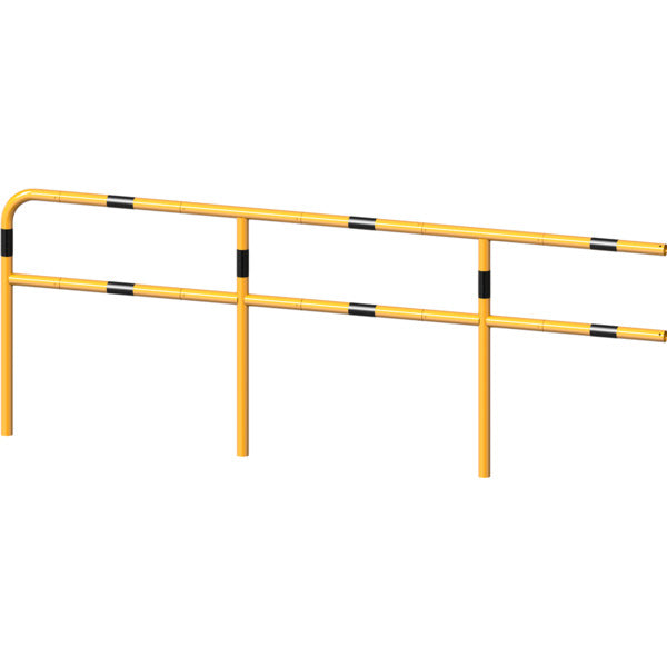 Schutzgeländersystem Stahlrohr Ø 48,3 x 2,5 mm zum Aufdübeln
