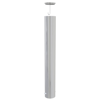 Absperrpoller Stahlrohr Ø 323 x 5 mm ortsfest zum Einbetonieren