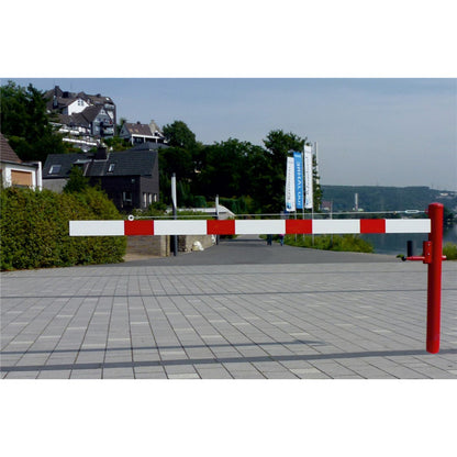 Drehschranke mit Seilzugverstärkung