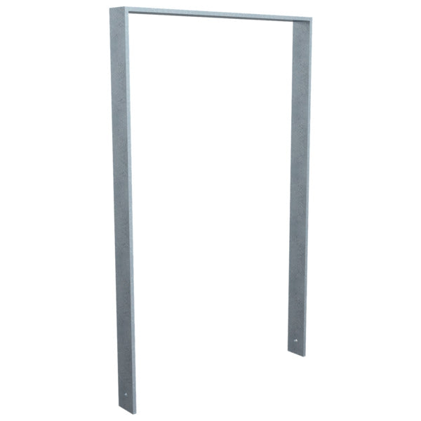 Anlehnbügel aus Flachstahl 80 x 12 mm