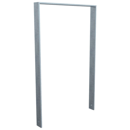Anlehnbügel aus Flachstahl 80 x 12 mm