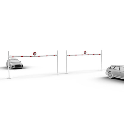 Höhenbegrenzer mit 2 Standpfosten