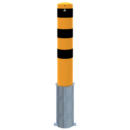 Absperrpoller Stahlrohr Ø 193 x 3,6 mm gelb / schwarz