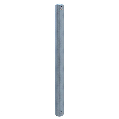 Absperrpfosten Stahlrohr Ø 102 x 2,9 mm ortsfest zum Einbetonieren