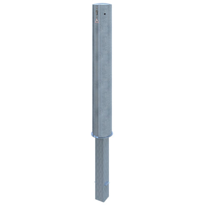 Absperrpoller Stahlrohr Ø 152 x 3,2 mm herausnehmbar mit Dreikantverschluss oder Profilzylinderschloss