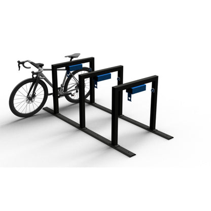 E-Bike - Anlehnbügel 3er Reihenanlage