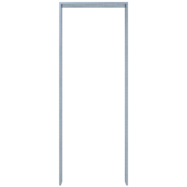 Anlehnbügel aus Flachstahl 80 x 12 mm