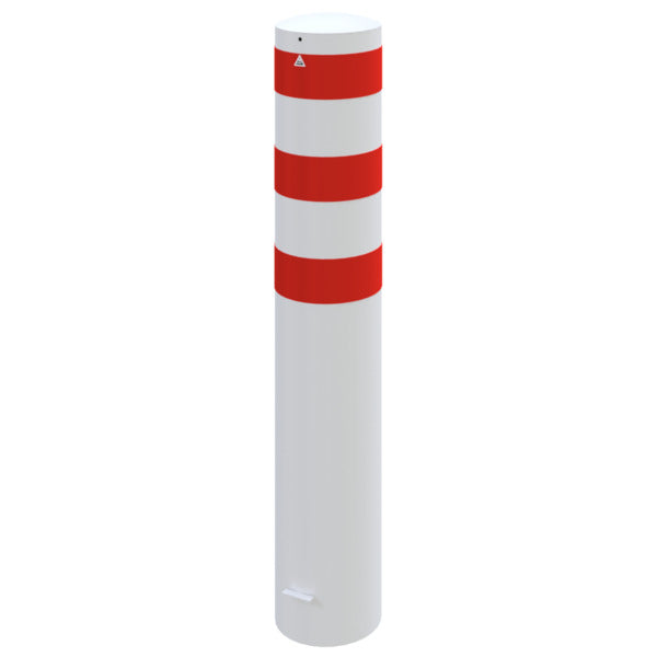 Absperrpoller Stahlrohr Ø 273 x 5 mm ortsfest zum Einbetonieren
