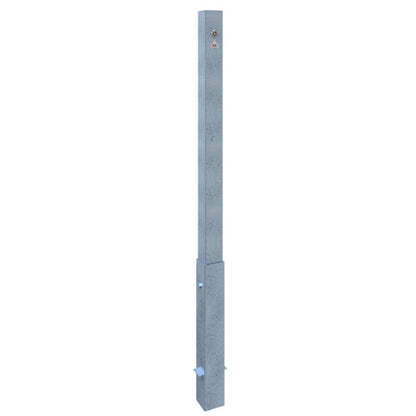 Absperrpfosten 70 x 70 mm herausnehmbar mit Dreikantverschluss