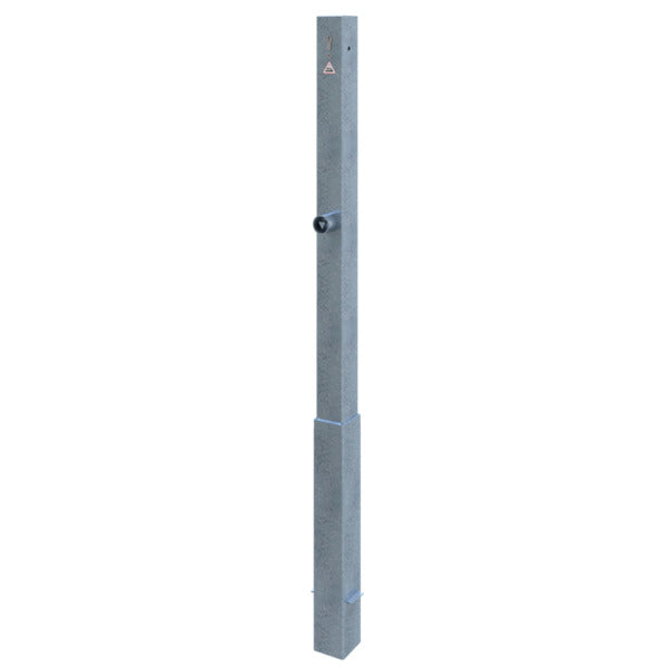 Absperrpfosten 70 x 70 mm herausnehmbar mit Dreikant oder Profilzylinder