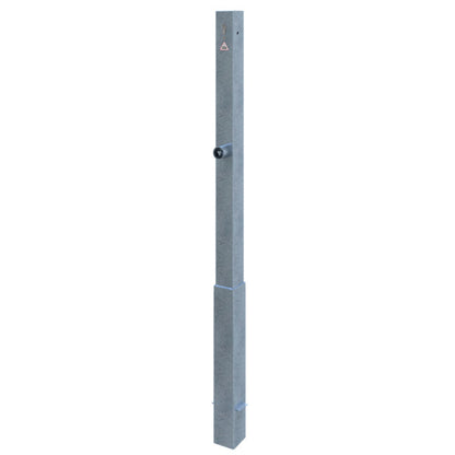 Absperrpfosten 70 x 70 mm herausnehmbar mit Dreikant oder Profilzylinder