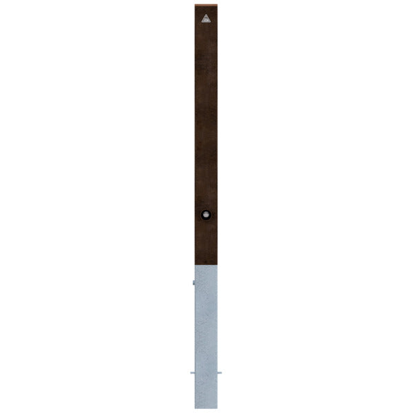 Stilpoller aus Cortenstahl 80 x 80 mm