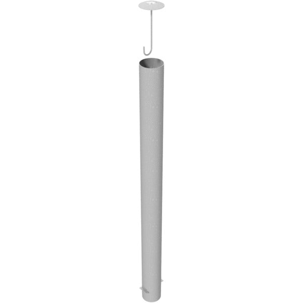 Absperrpoller Stahlrohr Ø 152 x 3,2 mm ortsfest zum Einbetonieren