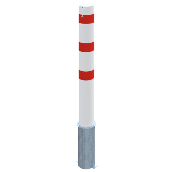 Absperrpoller Stahlrohr Ø 193 x 3,6 mm herausnehmbar ohne Verschluss