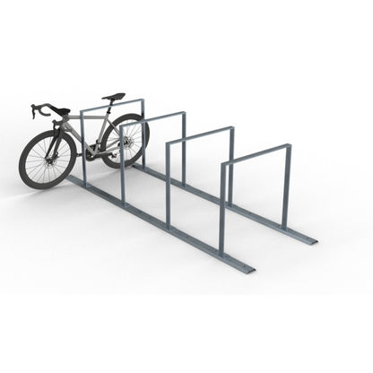 Fahrradanlehnbügel Reihenanlage Stahlrohr 50 x 12 mm