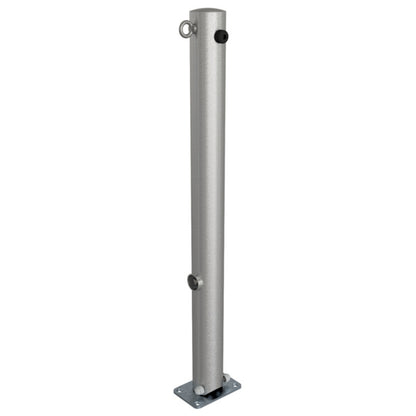 Edelstahlpfosten Ø 76 mm ohne Ziernut