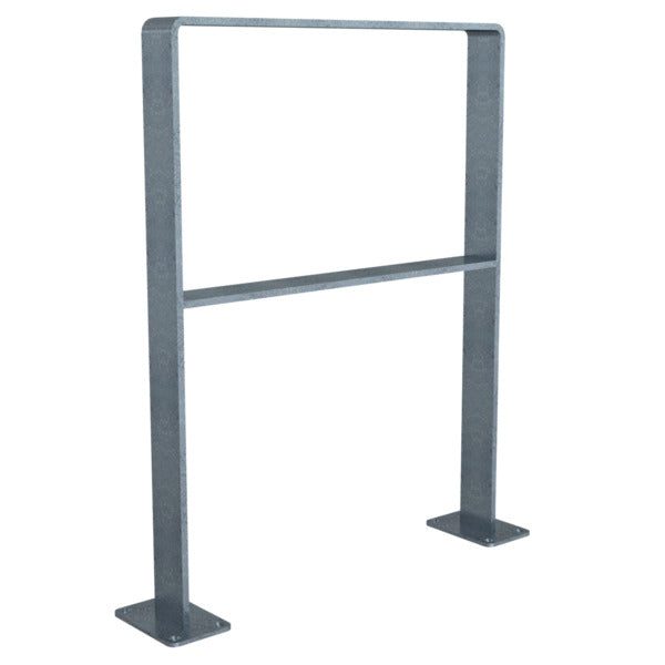Anlehnbügel aus Flachstahl 70 x 10 mm