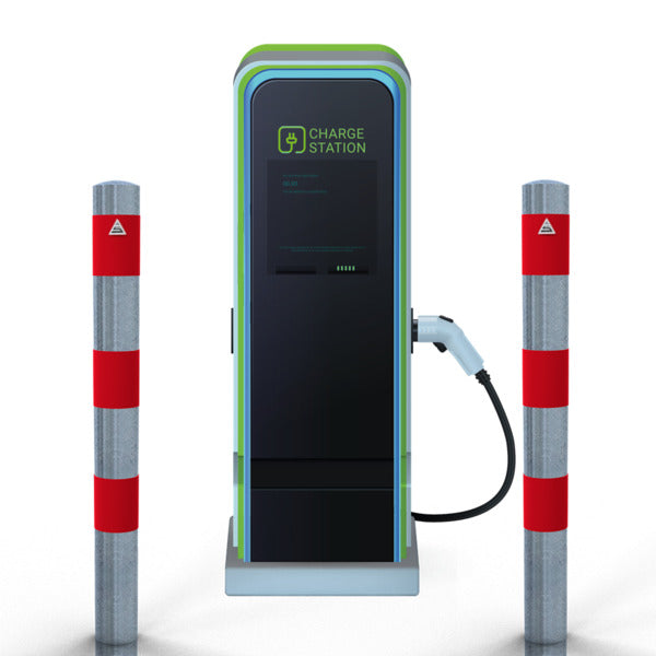 Absperrpoller als E-Ladesäulenschutz
