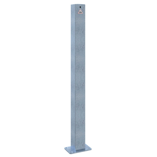 Absperrpfosten 70 x 70 mm ortsfest für Dübelbefestigung
