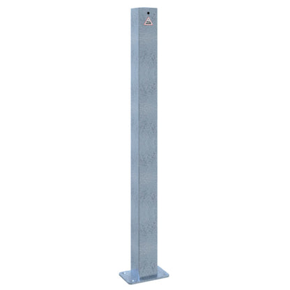 Absperrpfosten 70 x 70 mm ortsfest für Dübelbefestigung
