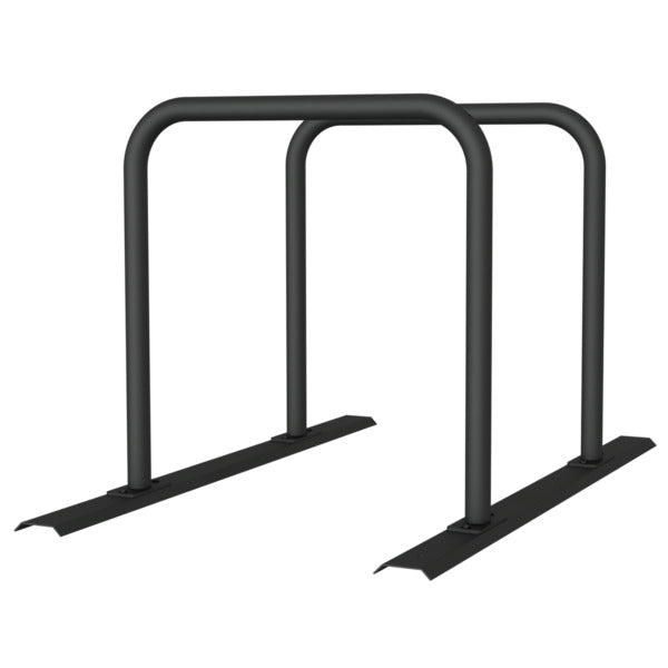 Fahrradanlehnbügel Reihenanlage Stahlrohr Ø 48 mm