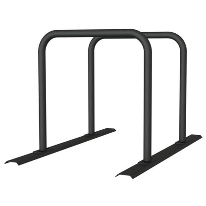 Fahrradanlehnbügel Reihenanlage Stahlrohr Ø 48 mm