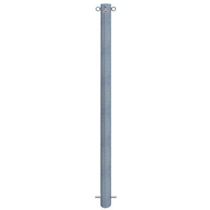Absperrpfosten Stahlrohr Ø 76 x 2,6 mm ortsfest zum Einbetonieren