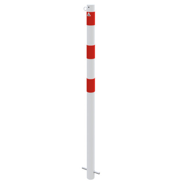 Absperrpfosten Stahlrohr Ø 60 x 2,5 mm ortsfest zum Einbetonieren