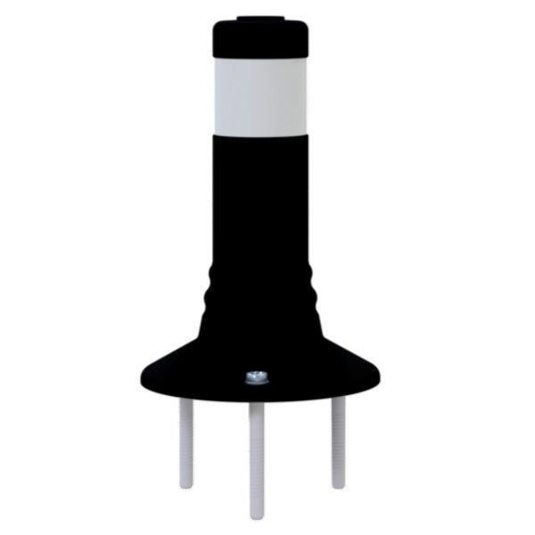 Flexipfosten schwarz / weiß Ø 80 mm