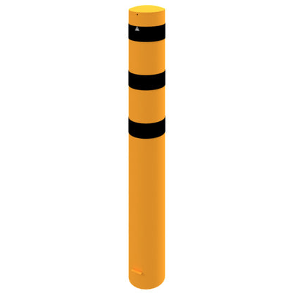 Absperrpoller Stahlrohr Ø 273 x 5 mm gelb / schwarz