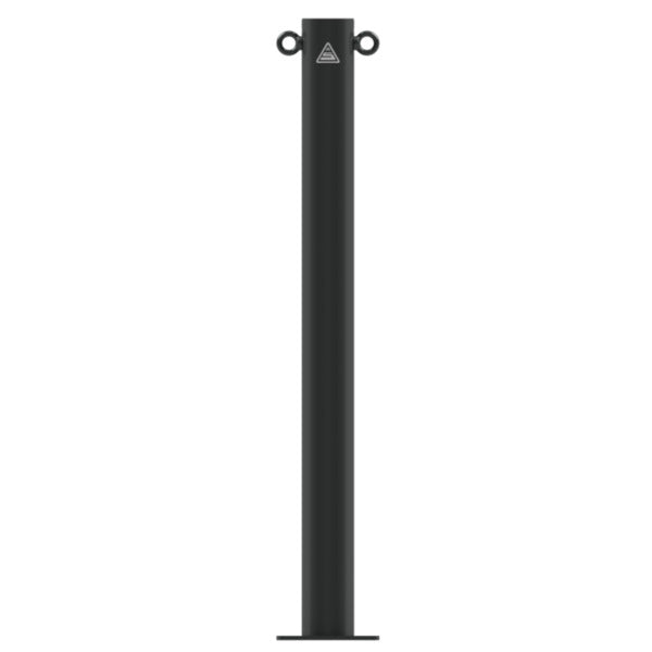 Absperr-Stilpfosten Serie 4074B Ø 76 mm