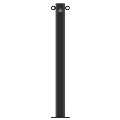 Absperr-Stilpfosten Serie 4074B Ø 76 mm