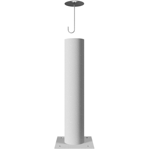 Absperrpoller Stahlrohr Ø 193 x 3,6 mm ortsfest für Dübelbefestigung
