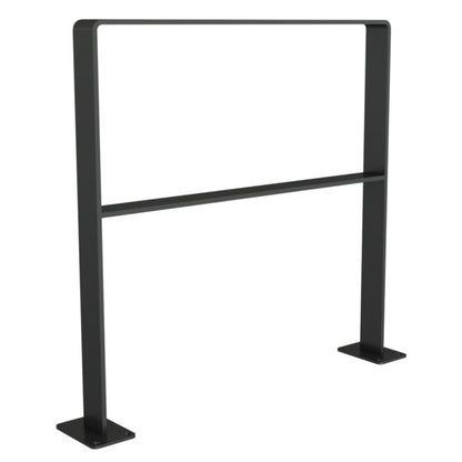 Anlehnbügel aus Flachstahl 70 x 10 mm