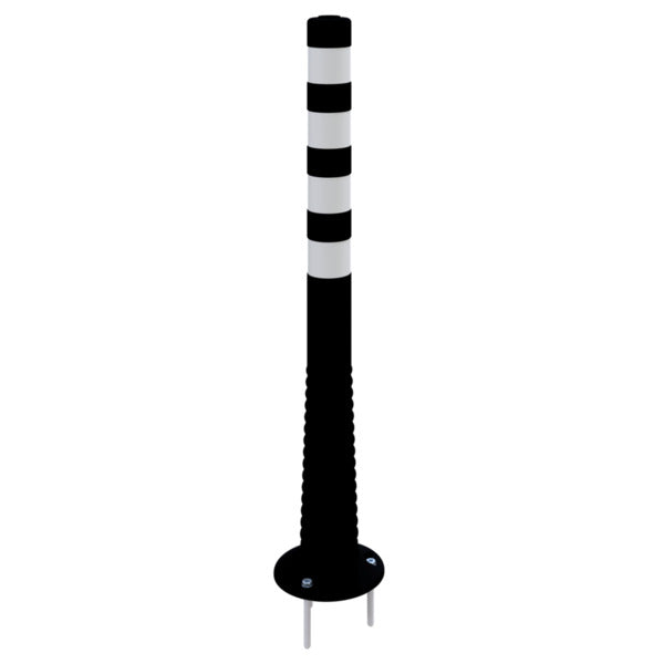 Flexipfosten schwarz / weiß Ø 80 mm