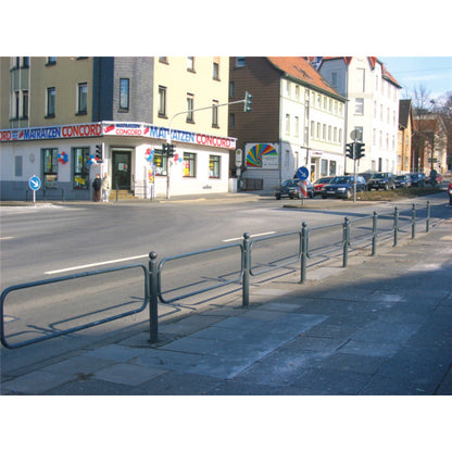 Absperrbarrieren in Verbindung mit Pfostentyp 478B Standpfosten & Rahmen-Element