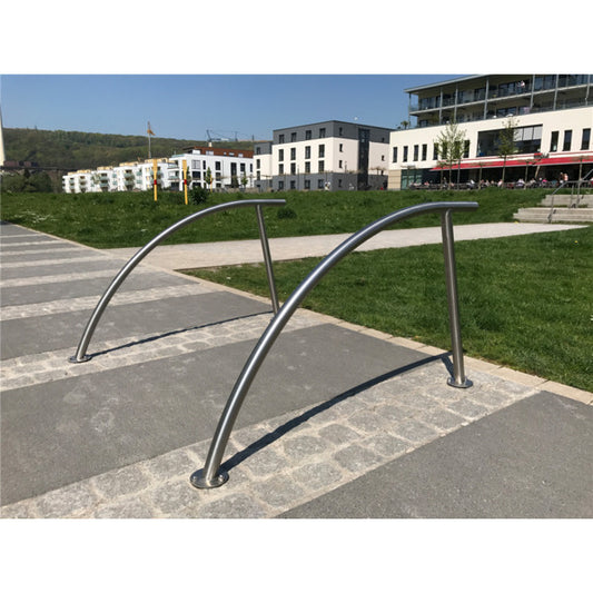 Edelstahlfahrradanlehnbügel Ø 48 mm
