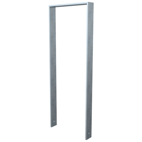 Anlehnbügel aus Flachstahl 80 x 12 mm