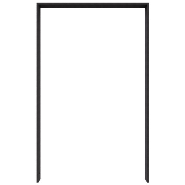 Anlehnbügel aus Flachstahl 80 x 12 mm