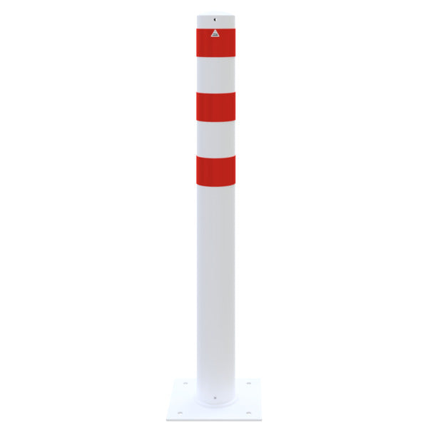 Absperrpoller Stahlrohr Ø 152 x 3,2 mm ortsfest zur Dübelbefestigung