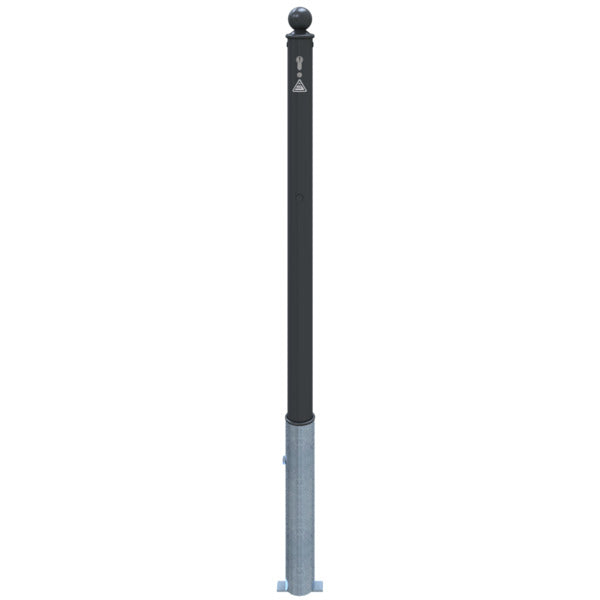 Absperr-Stilpfosten Serie 465B Ø 60 mm